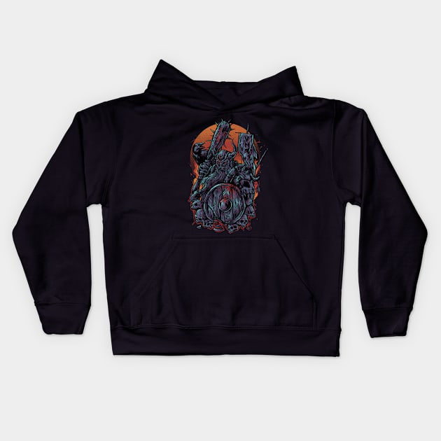 The viking 1 Kids Hoodie by vhiente